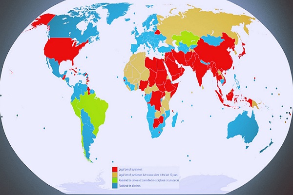 pena di morte nel mondo